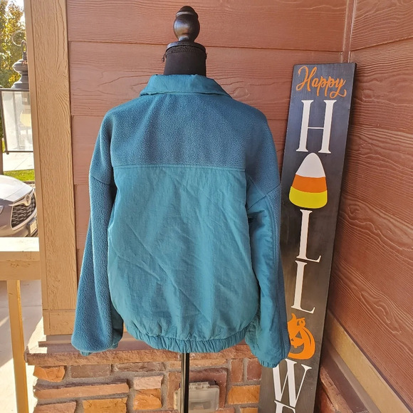 Wild Fable Women's Fleece Bomber Jacket Size Medium EUC - Picture 3 of 13